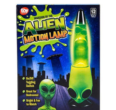 13" ALIEN HEAD WAX MOTION LAMP LLB kids toys