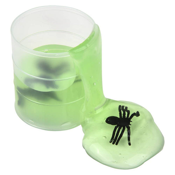 Slime Pot With Horror Spider LLB Slime & Putty