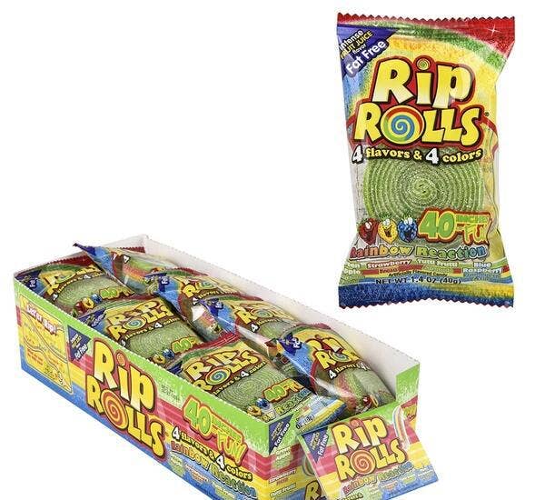 FOREIGN RIP ROLLS RAINBOW REACTION 24CT LLB kids toys