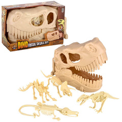 10" Dinosaur Fossil Skull Set 5pc LLB kids toys