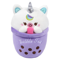 9″ Bubble Tea Animal Cup LLB Plush Toys