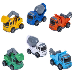 4" Die-Cast Construction Vehicles 12/Display Car Toys