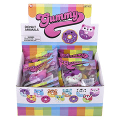 1.5" Gummy Donut Animals Candy LLB Candy