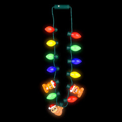 25" Light-Up Christmas Zoo Animal Necklace LLB Light-up Toys