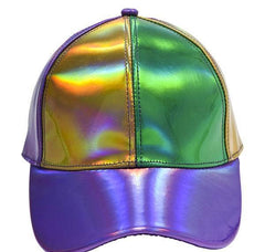 MARDI GRAS IRIDESCENT BASEBALL CAP LLB Hats & Accessories