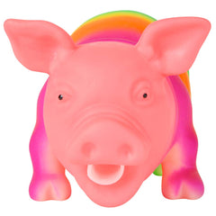 8" SNORTING RAINBOW PIGS LLB kids toys