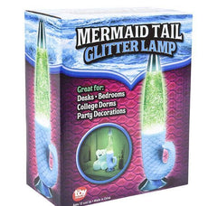 13" MERMAID TAIL GLITTER LAMP LLB kids toys