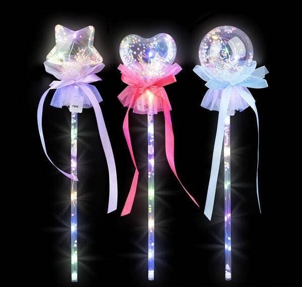 Magical Fun with LIGHT-UP BEADED WAND LLB Light-Up Toys