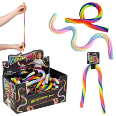 12" Rainbow Stretchy Noodle - LLB Toys
