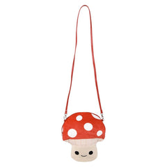 Mushroom Plush Crossbody 10"x11"