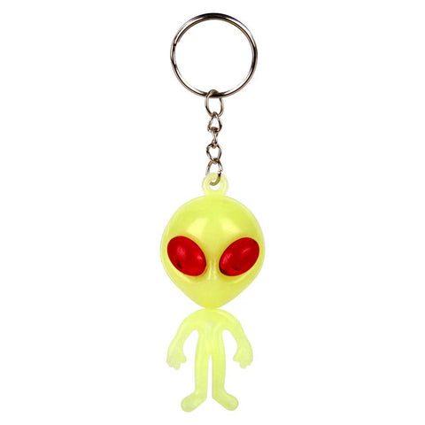 2.4" GID Vinyl Alien Keychain - LLB Toys