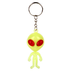 2.4" GID Vinyl Alien Keychain - LLB Toys