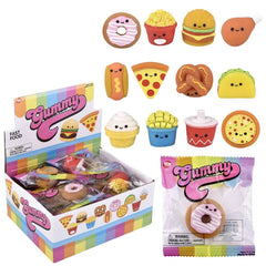 1.5" Gummy Fast Food Squishy Assortment - LLB Toys