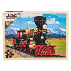 15.75" x 11.75" 48PC LOCOMOTIVE PUZZLE LLB Puzzle