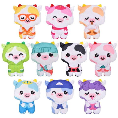 5" Plush Cow Character Assortment