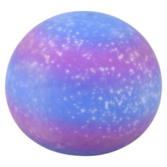 4" SQUISH AND STRETCH GALAXY GUMMI BALL LLB Squishy Toys