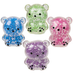 1.75" Mini Squeezy Foam Bead Bear 24ct - LLB Toys