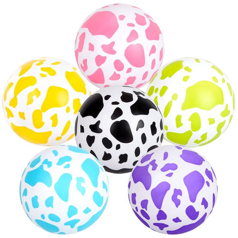 5" Cow Print Vinyl Ball LLB kids toys