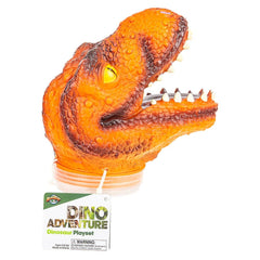 24 PC DINOSAUR SET WITH T-REX HEAD CASE LLB kids toys