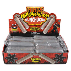 13.75" Marshamllow Nunchucks 12ct - LLB Toys