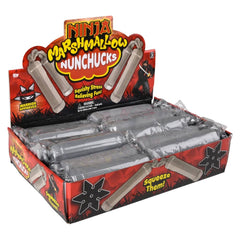 13.75" Marshamllow Nunchucks 12ct - LLB Toys