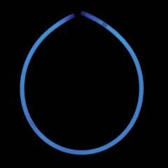 22" BLUE GLOW NECKLACE- 50 pc/tube - LLB Toys