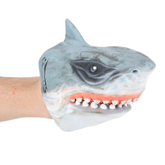 5" GREAT WHITE SHARK HAND PUPPET LLB kids toys