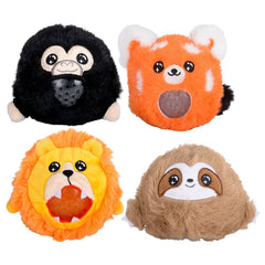 3" Zoo Animal Squeezy Bead plush Ball LLB Plush Toys