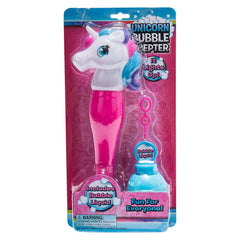 12.5" UNICORN BUBBLE SCEPTER LLB kids toys
