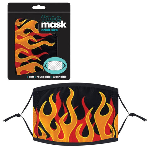 FLAME FACE MASK ADULT SIZE LLB kids toys