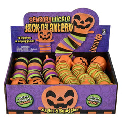 5.5" Wiggle Sensory Jack O Lantern 12ct LLB kids toys