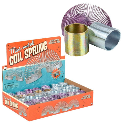 MINI METAL COIL SPRING 1" LLB kids toys