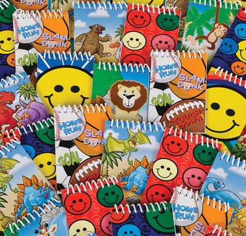 SPIRAL NOTEBOOK ASSORTMENT 3.5" (72PCS/BAG) LLB Stationary