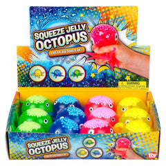 2.5" SQUEEZE JELLY OCTOPUS LLB kids toys