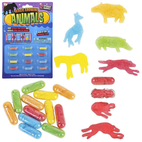 MAGIC GROWING ANIMAL CAPSULES LLB Slime & Putty