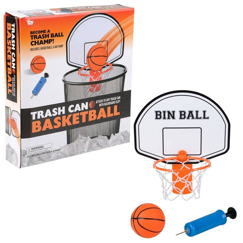 TRASH CAN BASKETBALL SET 8.5" LLB kids toys