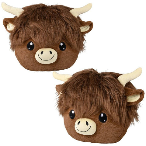 16" Plush Highland Cow Pillow - LLB Toys