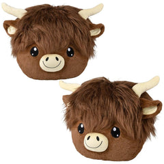16" Plush Highland Cow Pillow - LLB Toys
