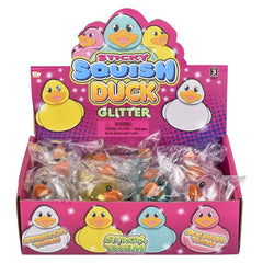 2.25" SQUISH AND STICKY DUCKY LLB Squishy Toys