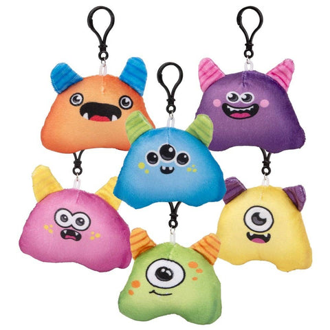 3.5" Monster Plush Clip On- LLB Toys