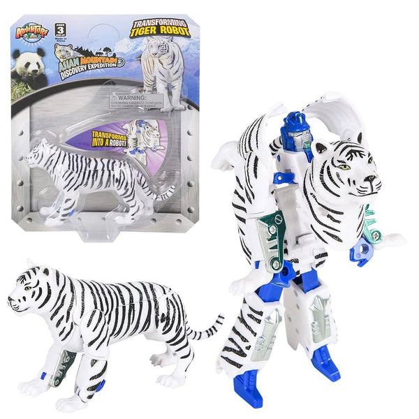 WHITE TIGER ROBOT ACTION FIGURE LLB kids toys