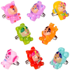 1" Doll Collection Plastic Rings - LLB Toys