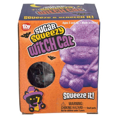 Jumbo Sugar Squeezy Halloween Witch Cat 4" - LLB Toys