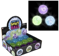 2.5" LIGHT-UP SPIKY BALL LLB Light-up Toys