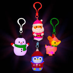 2.5" Light-Up Christmas Clip Ons - LLB Toys