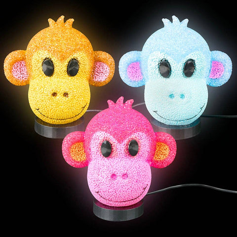 8" Sparkle Monkey Lamp - LLB Toys