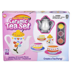 CERAMIC CRAFT TEA SET 15PC LLB kids Toys