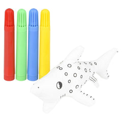 5" SHARK COLOR-A-PAL LLB Plush Toys