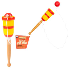 7.5" WOODEN CATCH BALL GAME LLB Wood Toy - Kids