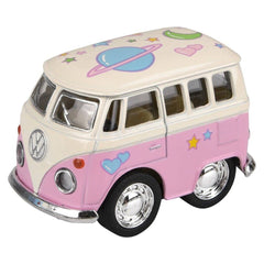 2" Flower Power VW Mini Bus Kids Toy - LLB Toys